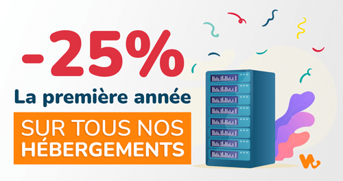 -25% la 1ère année sur l’ensemble de nos hébergements